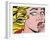 Crying Girl, c.1963-Roy Lichtenstein-Framed Art Print