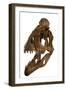 Cryolophosaurus Cast at Augustana College, Rock Island, Illinois.-Ira Block-Framed Giclee Print