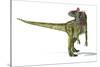 Cryolophosaurus Dinosaur, Artwork-null-Stretched Canvas