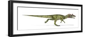 Cryolophosaurus Dinosaur, Artwork-null-Framed Premium Photographic Print