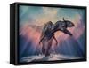 Cryolophosaurus Dinosaur-Joe Tucciarone-Framed Stretched Canvas