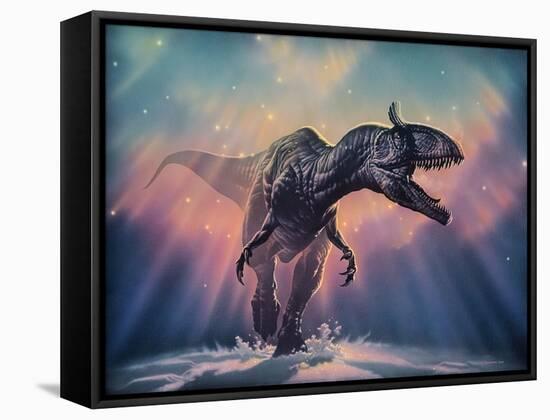 Cryolophosaurus Dinosaur-Joe Tucciarone-Framed Stretched Canvas