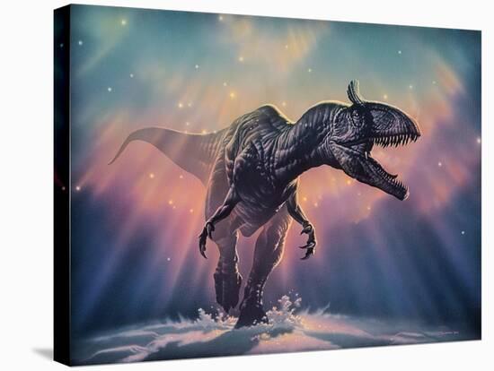 Cryolophosaurus Dinosaur-Joe Tucciarone-Stretched Canvas