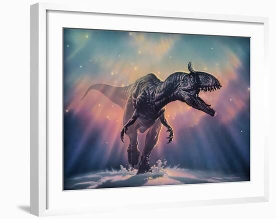 Cryolophosaurus Dinosaur-Joe Tucciarone-Framed Photographic Print