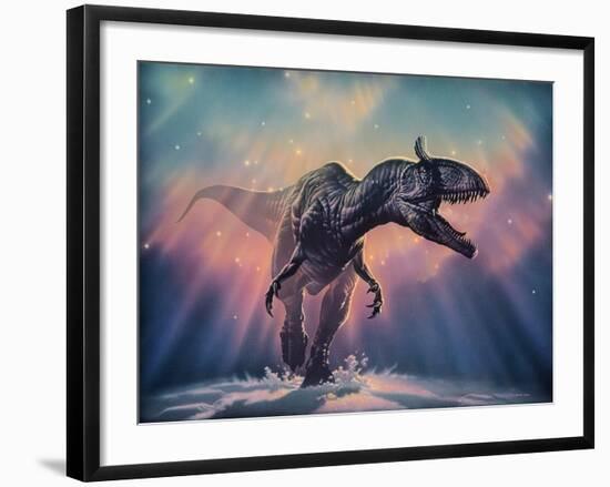 Cryolophosaurus Dinosaur-Joe Tucciarone-Framed Photographic Print