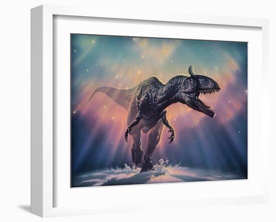 Cryolophosaurus Dinosaur-Joe Tucciarone-Framed Photographic Print