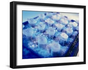 Cryostorage of DNA Samples In Microtubes-Tek Image-Framed Photographic Print