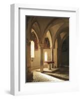 Crypt of Abbey of St John in Venus, Fossacesia, Italy, 12th Century-null-Framed Giclee Print