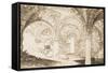Crypt of Kirkstall Abbey, from the Series "Liber Studiorum", 1810-null-Framed Stretched Canvas
