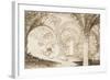 Crypt of Kirkstall Abbey, from the Series "Liber Studiorum", 1810-null-Framed Giclee Print