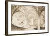 Crypt of Kirkstall Abbey, from the Series "Liber Studiorum", 1810-null-Framed Giclee Print