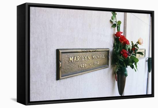 Crypt of Marilyn Monroe-null-Framed Stretched Canvas