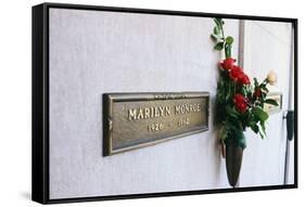 Crypt of Marilyn Monroe-null-Framed Stretched Canvas