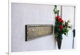 Crypt of Marilyn Monroe-null-Framed Photographic Print