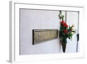 Crypt of Marilyn Monroe-null-Framed Photographic Print