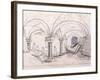 Crypt of St Mary-Le-Bow, C1819-Frederick Nash-Framed Giclee Print