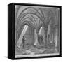 Crypt under Gerard's Hall on the South Side of Basing Lane, City of London, 1849-IS Heaviside-Framed Stretched Canvas