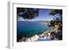 Crystal Bay View, Lake Tahoe, Nevada-George Oze-Framed Photographic Print