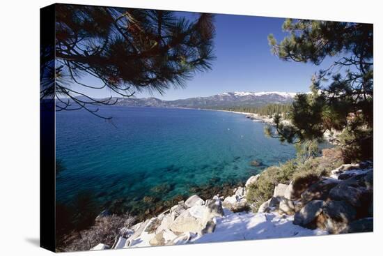Crystal Bay View, Lake Tahoe, Nevada-George Oze-Stretched Canvas