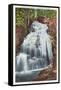 Crystal Cascade, Tickerman's Ravine, New Hampshire-null-Framed Stretched Canvas