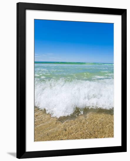 Crystal Clear Blue Sea at Surfers Paradise, Gold Coast, Queensland, Australia, Pacific-Matthew Williams-Ellis-Framed Photographic Print