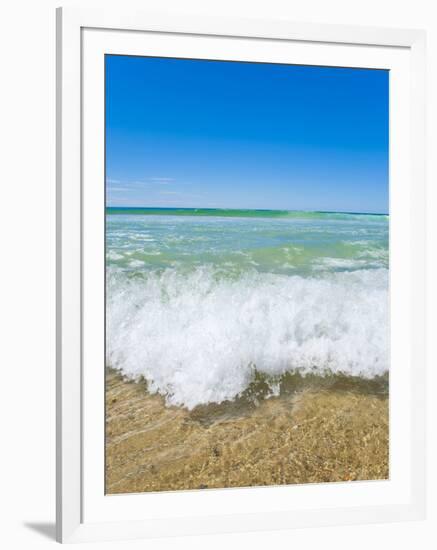 Crystal Clear Blue Sea at Surfers Paradise, Gold Coast, Queensland, Australia, Pacific-Matthew Williams-Ellis-Framed Photographic Print