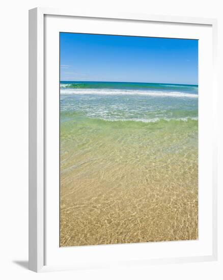 Crystal Clear Blue Sea at Surfers Paradise, Gold Coast, Queensland, Australia, Pacific-Matthew Williams-Ellis-Framed Photographic Print