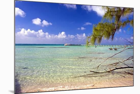 Crystal Clear Caribbean Waters Cayman Islands-George Oze-Mounted Photographic Print