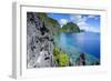 Crystal Clear Water in the Bacuit Archipelago, Palawan, Philippines, Southeast Asia, Asia-Michael Runkel-Framed Photographic Print