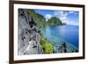 Crystal Clear Water in the Bacuit Archipelago, Palawan, Philippines, Southeast Asia, Asia-Michael Runkel-Framed Photographic Print