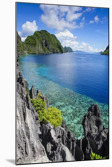 Crystal Clear Water in the Bacuit Archipelago, Palawan, Philippines, Southeast Asia, Asia-Michael Runkel-Mounted Photographic Print