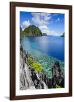 Crystal Clear Water in the Bacuit Archipelago, Palawan, Philippines, Southeast Asia, Asia-Michael Runkel-Framed Photographic Print