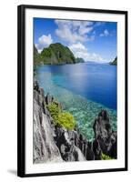 Crystal Clear Water in the Bacuit Archipelago, Palawan, Philippines, Southeast Asia, Asia-Michael Runkel-Framed Photographic Print