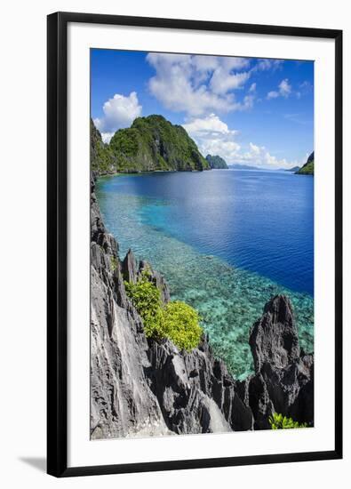 Crystal Clear Water in the Bacuit Archipelago, Palawan, Philippines, Southeast Asia, Asia-Michael Runkel-Framed Photographic Print