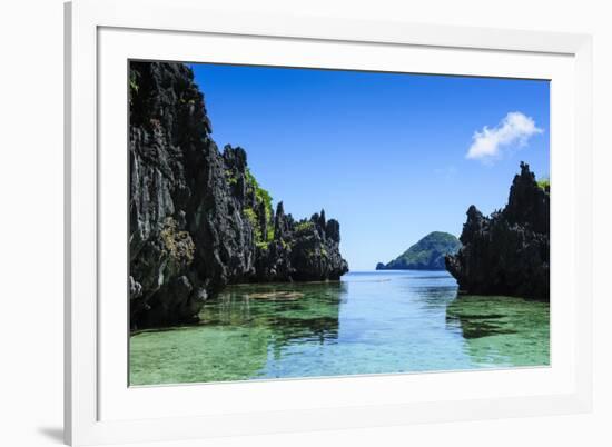 Crystal Clear Water in the Bacuit Archipelago, Palawan, Philippines, Southeast Asia, Asia-Michael Runkel-Framed Photographic Print