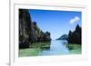 Crystal Clear Water in the Bacuit Archipelago, Palawan, Philippines, Southeast Asia, Asia-Michael Runkel-Framed Photographic Print