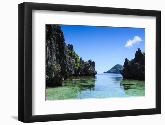 Crystal Clear Water in the Bacuit Archipelago, Palawan, Philippines, Southeast Asia, Asia-Michael Runkel-Framed Photographic Print