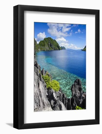 Crystal Clear Water in the Bacuit Archipelago, Palawan, Philippines, Southeast Asia, Asia-Michael Runkel-Framed Photographic Print