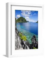 Crystal Clear Water in the Bacuit Archipelago, Palawan, Philippines, Southeast Asia, Asia-Michael Runkel-Framed Photographic Print