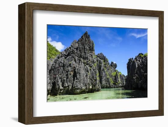 Crystal Clear Water in the Bacuit Archipelago, Palawan, Philippines, Southeast Asia, Asia-Michael Runkel-Framed Photographic Print