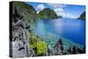 Crystal Clear Water in the Bacuit Archipelago, Palawan, Philippines-Michael Runkel-Stretched Canvas