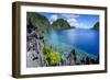 Crystal Clear Water in the Bacuit Archipelago, Palawan, Philippines-Michael Runkel-Framed Photographic Print