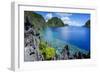 Crystal Clear Water in the Bacuit Archipelago, Palawan, Philippines-Michael Runkel-Framed Photographic Print