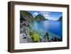 Crystal Clear Water in the Bacuit Archipelago, Palawan, Philippines-Michael Runkel-Framed Photographic Print