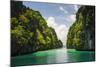 Crystal Clear Water in the Bacuit Archipelago, Palawan, Philippines-Michael Runkel-Mounted Photographic Print