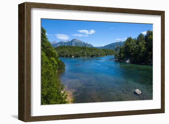 Crystal Clear Water in the Los Alerces National Park, Chubut, Patagonia, Argentina, South America-Michael Runkel-Framed Photographic Print