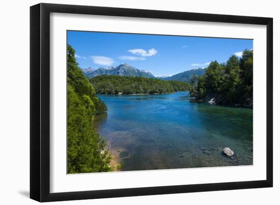 Crystal Clear Water in the Los Alerces National Park, Chubut, Patagonia, Argentina, South America-Michael Runkel-Framed Photographic Print