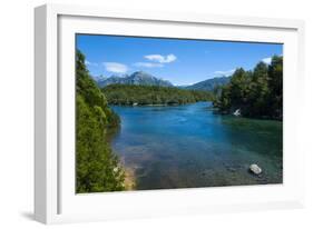 Crystal Clear Water in the Los Alerces National Park, Chubut, Patagonia, Argentina, South America-Michael Runkel-Framed Photographic Print