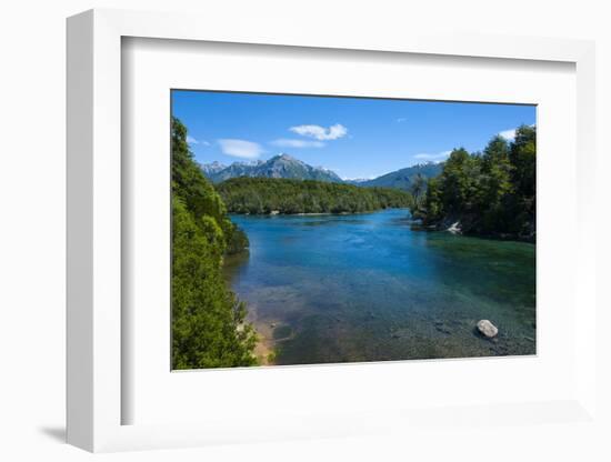 Crystal Clear Water in the Los Alerces National Park, Chubut, Patagonia, Argentina, South America-Michael Runkel-Framed Photographic Print