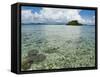 Crystal Clear Water in the Marovo Lagoon, Solomon Islands, Pacific-Michael Runkel-Framed Stretched Canvas